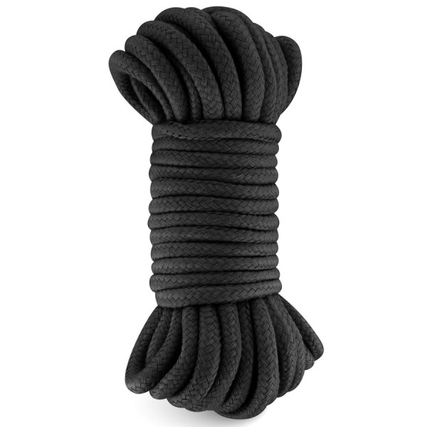 Corde de bondage shibari noire 10M 